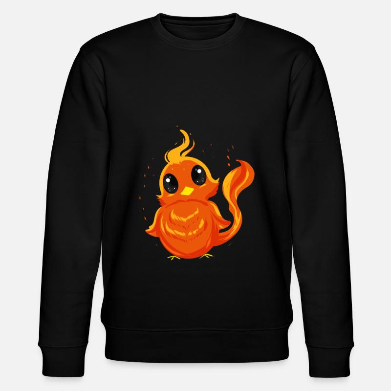 "CUTE PHOENIX" ~ Cute phoenix chick - Stanley/Stella CHANGER Unisex Organic Sweatshirt - black