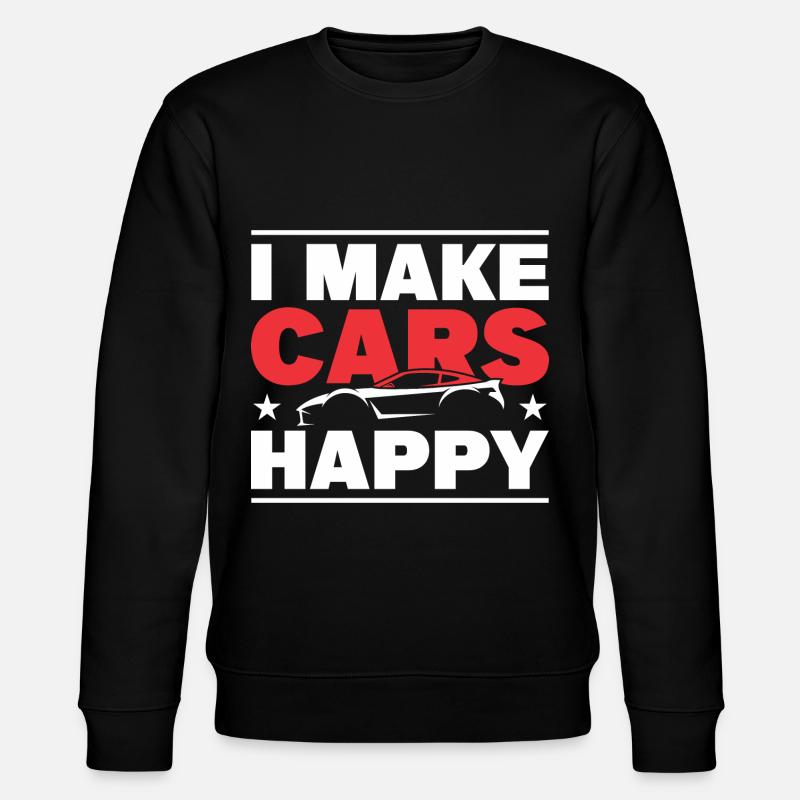 Autoaufbereiter Professionelle Autopflege Geschenk - Stanley/Stella Unisex Bio-Sweatshirt CHANGER  - Schwarz