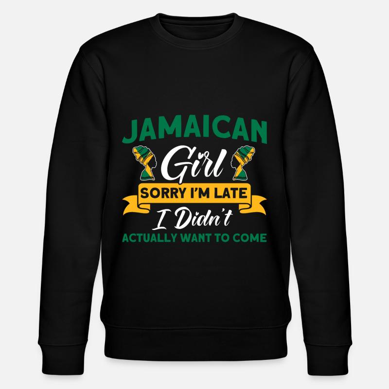 Jamaïque Drapeau Jamaïcain Cadeau - Sweat bio CHANGER Stanley/Stella Unisexe - noir