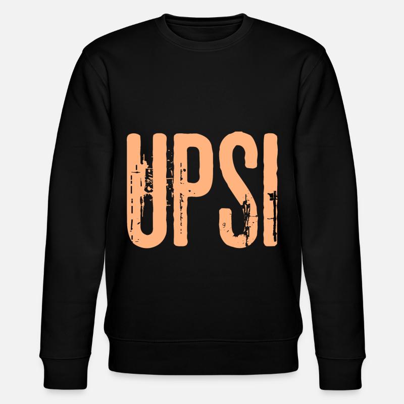 Upsi - Stanley/Stella Unisex Bio-Sweatshirt CHANGER  - Schwarz
