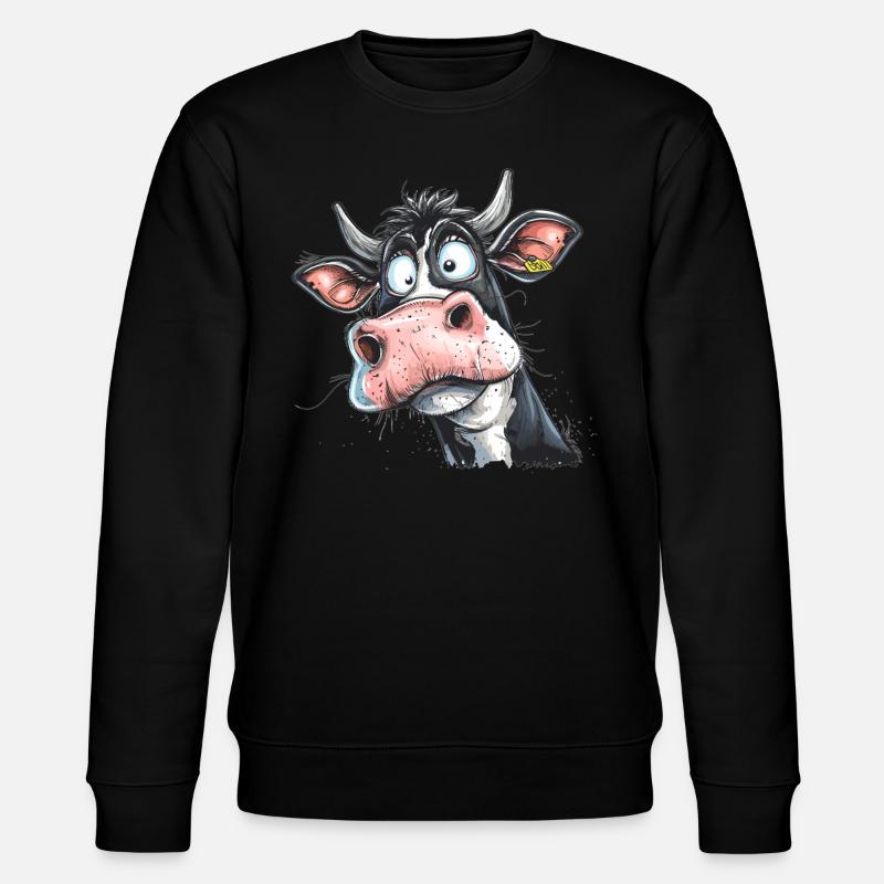 Drôle de vache - Sweat bio CHANGER Stanley/Stella Unisexe - noir