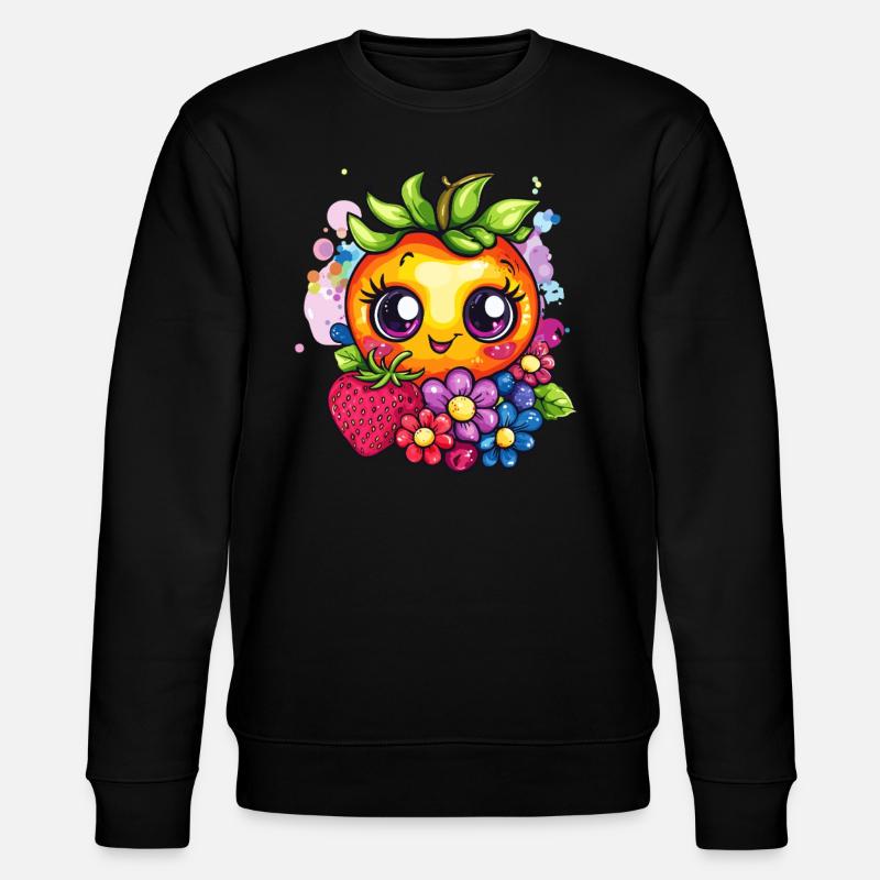 Visage fruité d’été - Sweat bio CHANGER Stanley/Stella Unisexe - noir