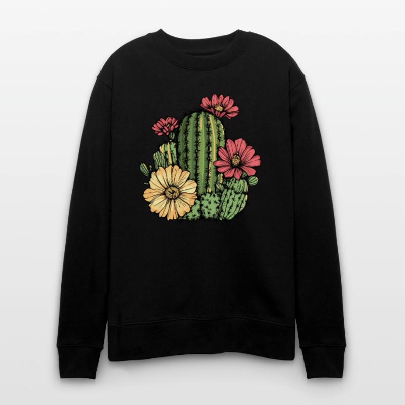 Cactus à fleurs Sweat bio CHANGER Stanley/Stella Unisexe