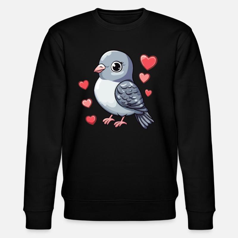 Colombe pleine d’amour - Sweat bio CHANGER Stanley/Stella Unisexe - noir