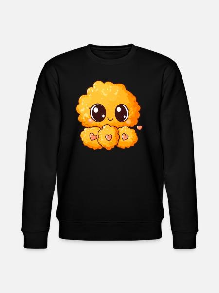 Chicken Nugget Delight - Stanley/Stella CHANGER Unisex Organic Sweatshirt - black