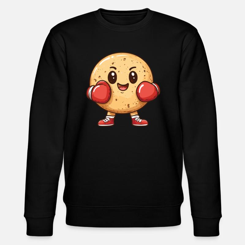 Kämpfender Keks - Stanley/Stella Unisex Bio-Sweatshirt CHANGER  - Schwarz