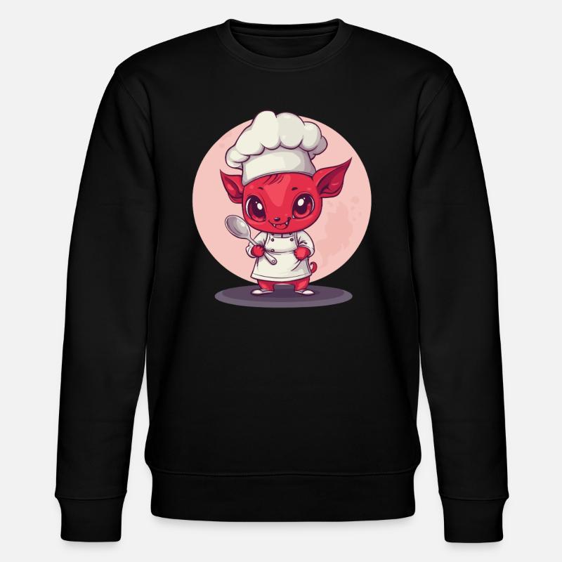 Chef diabolique - Sweat bio CHANGER Stanley/Stella Unisexe - noir
