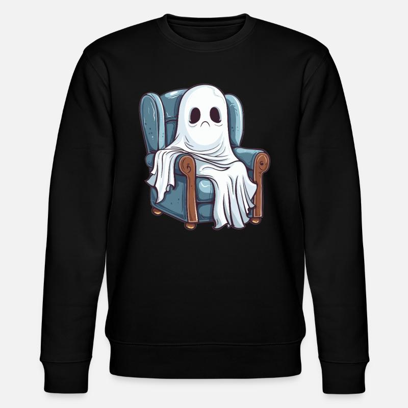 Fantôme sur fauteuil - Sweat bio CHANGER Stanley/Stella Unisexe - noir