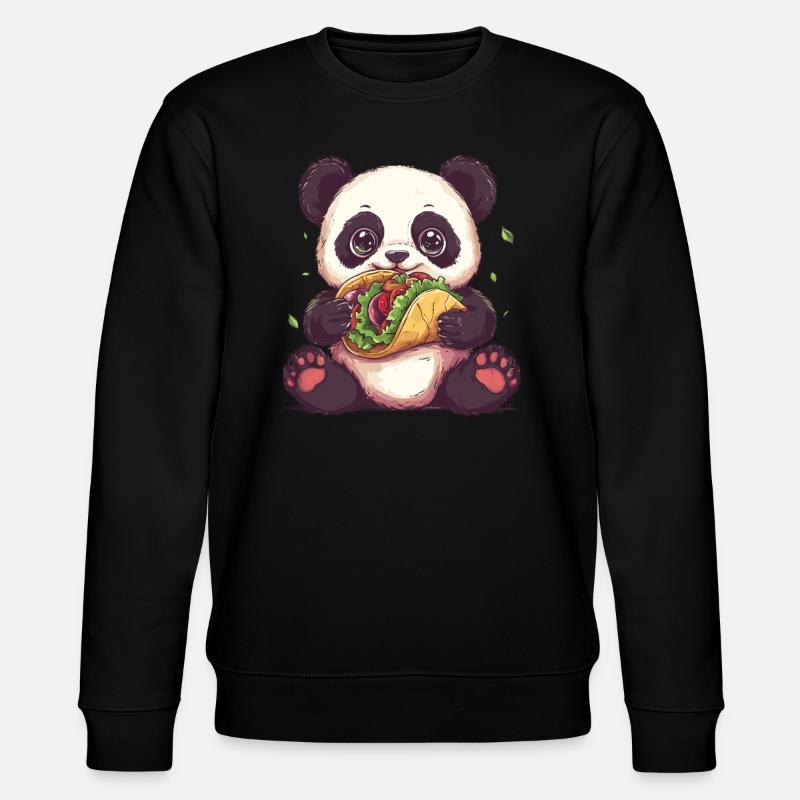Panda Taco - Sweat bio CHANGER Stanley/Stella Unisexe - noir