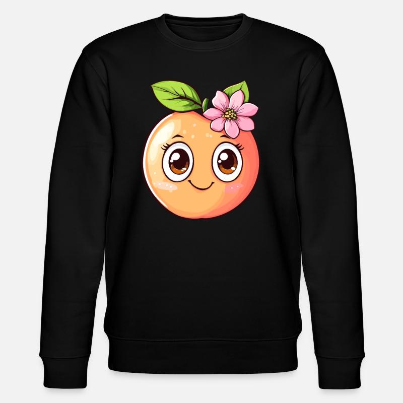 Pêcher avec fleur - Sweat bio CHANGER Stanley/Stella Unisexe - noir
