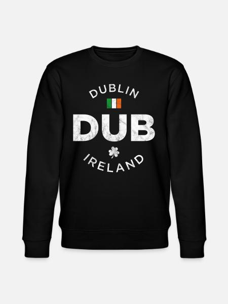 DUB, Dublin, Ireland - Stanley/Stella CHANGER Unisex Organic Sweatshirt - black