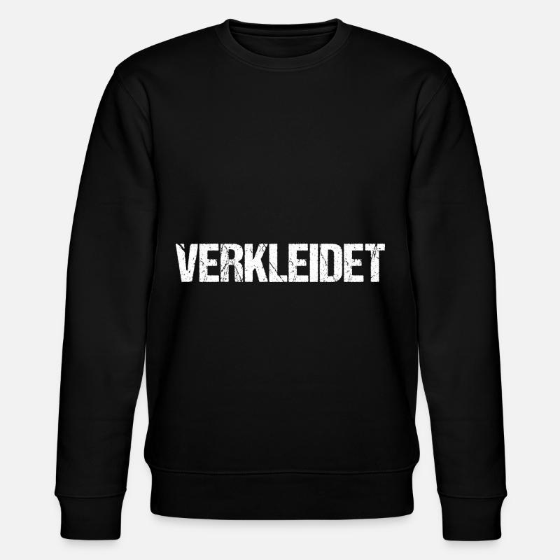 Verkleidet - Stanley/Stella Unisex Bio-Sweatshirt CHANGER  - Schwarz