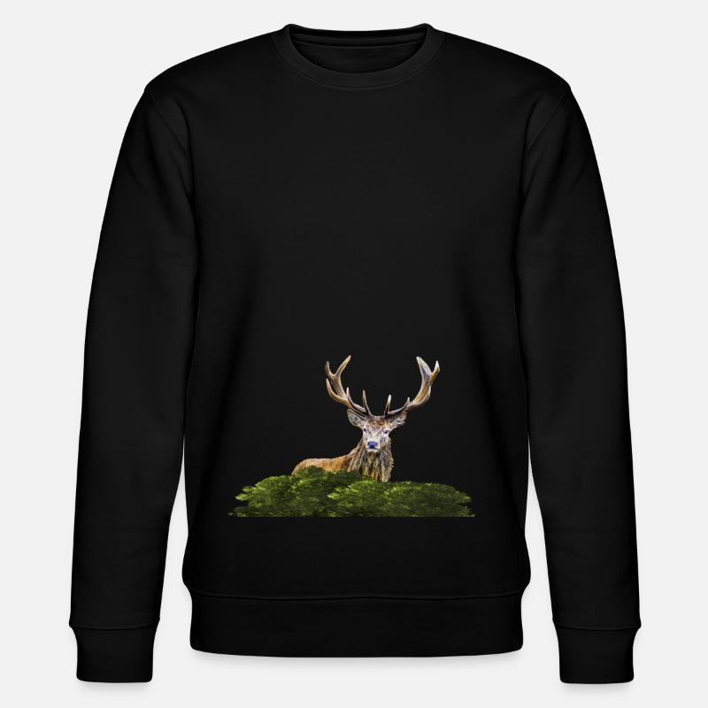 Deer - Stanley/Stella CHANGER Unisex Organic Sweatshirt - black