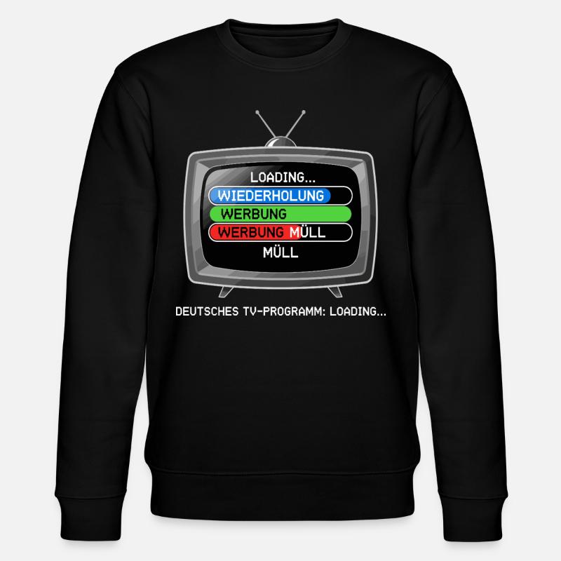 Deutsches TV-Programm: Loading... - Stanley/Stella Unisex Bio-Sweatshirt CHANGER  - Schwarz
