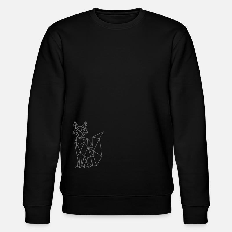 Fuchs | Fox | Polygone - Stanley/Stella Unisex Bio-Sweatshirt CHANGER  - Schwarz