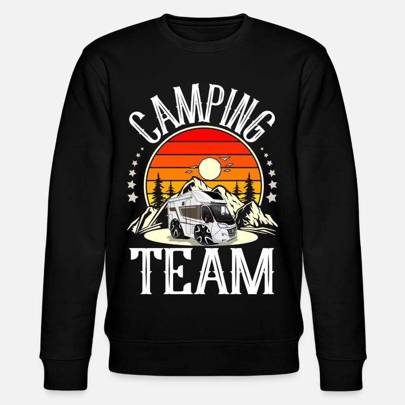 Équipe de camping - Sweat bio CHANGER Stanley/Stella Unisexe - noir