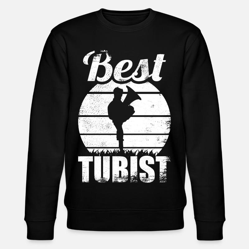 Best Tuba Player - Stanley/Stella CHANGER Unisex Organic Sweatshirt - black