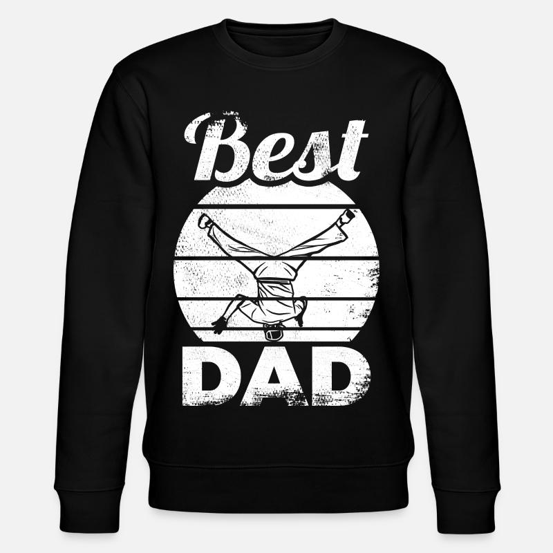Breakdance Vater - Stanley/Stella Unisex Bio-Sweatshirt CHANGER - Schwarz