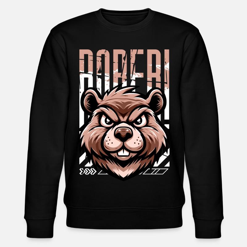 BOBER - Stanley/Stella Unisex Bio-Sweatshirt CHANGER  - Schwarz