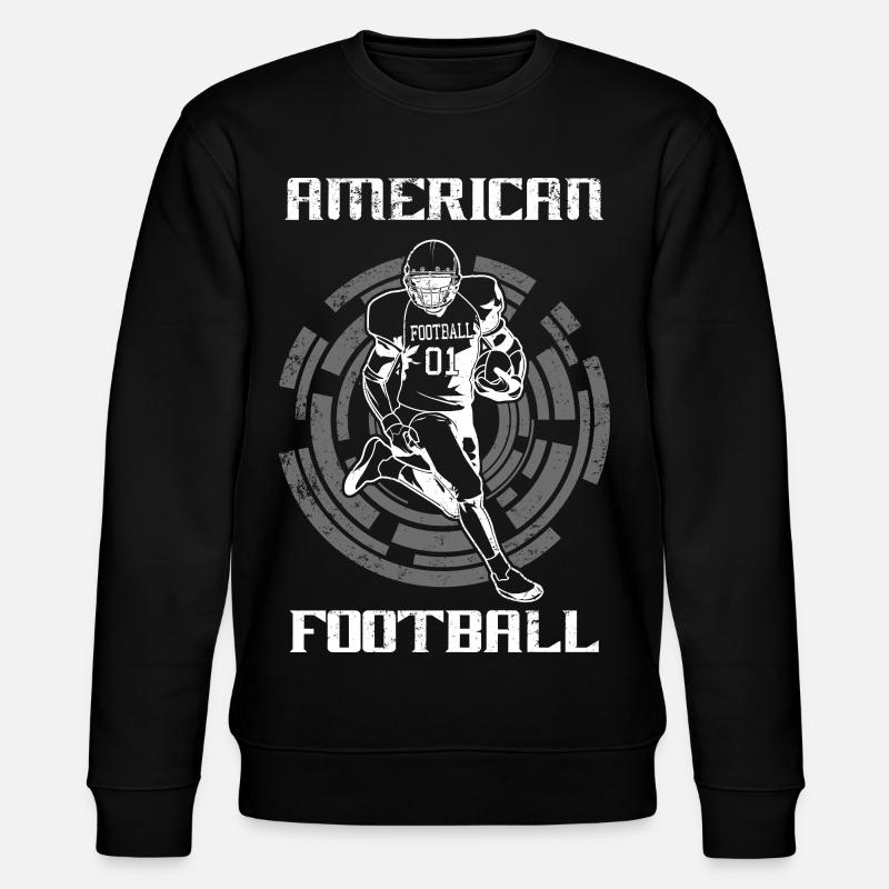 Football Design - Stanley/Stella Unisex Bio-Sweatshirt CHANGER  - Schwarz