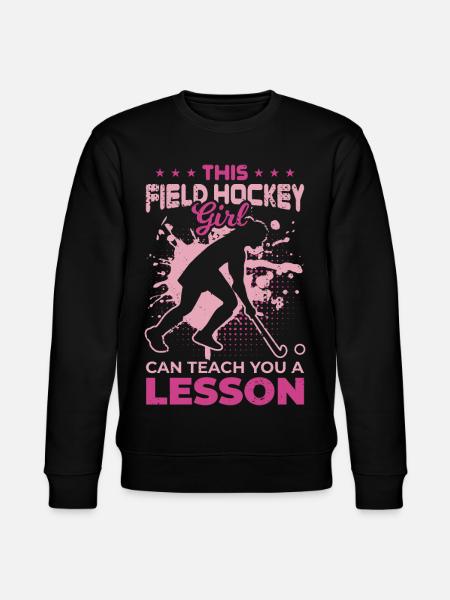 Field hockey player - Stanley/Stella CHANGER Unisex Organic Sweatshirt - black