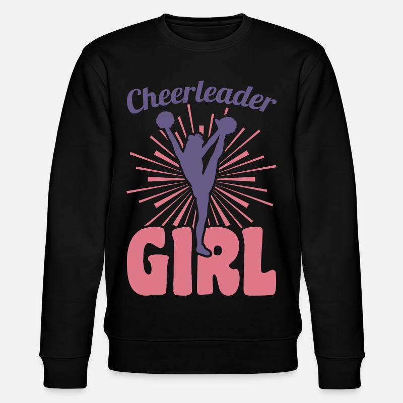 Cheerleader Mädchen - Stanley/Stella Unisex Bio-Sweatshirt CHANGER  - Schwarz