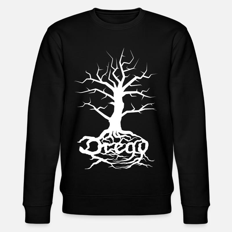 Dread Baum Weiß - Stanley/Stella Unisex Bio-Sweatshirt CHANGER  - Schwarz