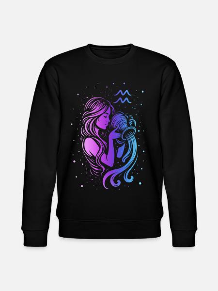 Verseau - Sweat bio CHANGER Stanley/Stella Unisexe - noir