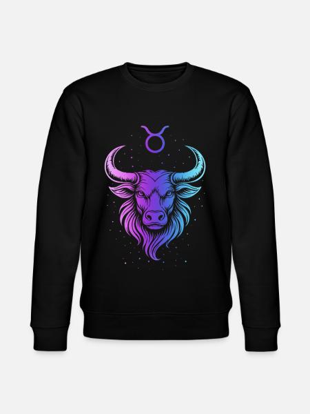 Gradient Cosmique de Taureau - Sweat bio CHANGER Stanley/Stella Unisexe - noir