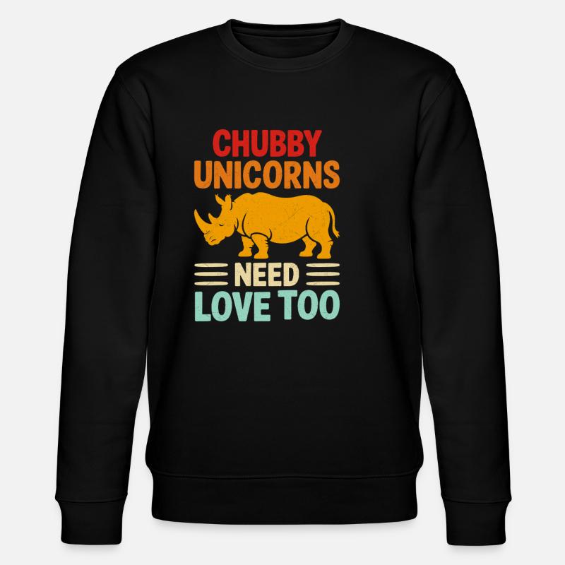Nashorn - Stanley/Stella Unisex Bio-Sweatshirt CHANGER  - Schwarz