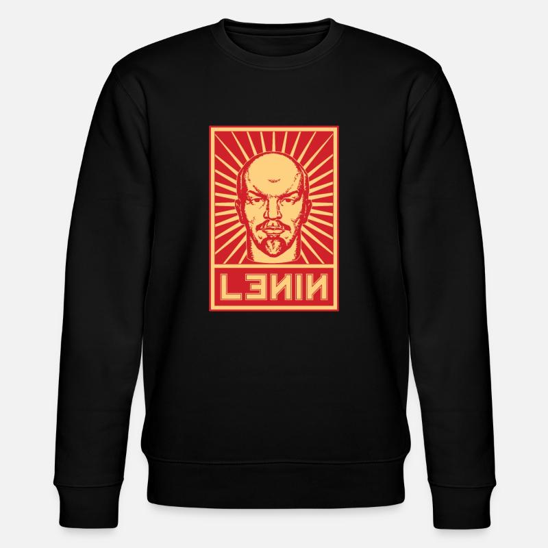 Vintage Lénine Propagande - Sweat bio CHANGER Stanley/Stella Unisexe - noir