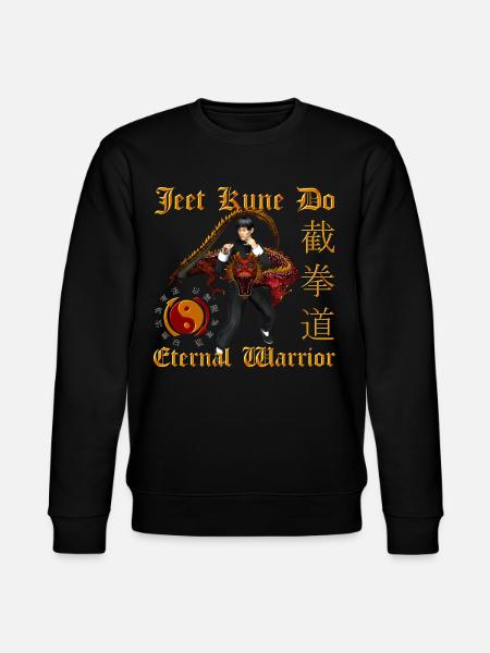 Jeet Kune Do Warrior - Stanley/Stella CHANGER Unisex Organic Sweatshirt - black