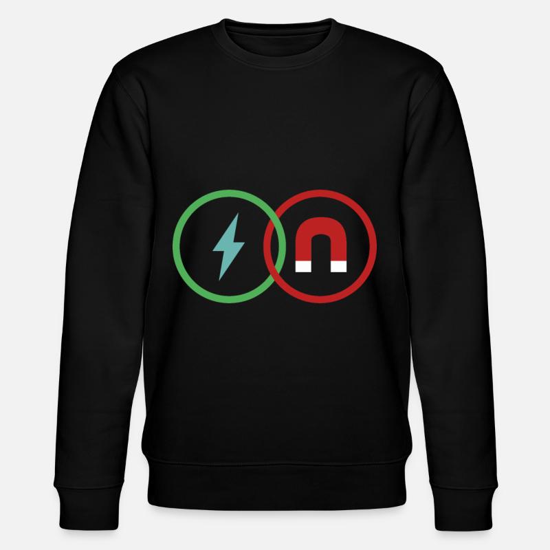 Électricité et magnétisme - Sweat bio CHANGER Stanley/Stella Unisexe - noir