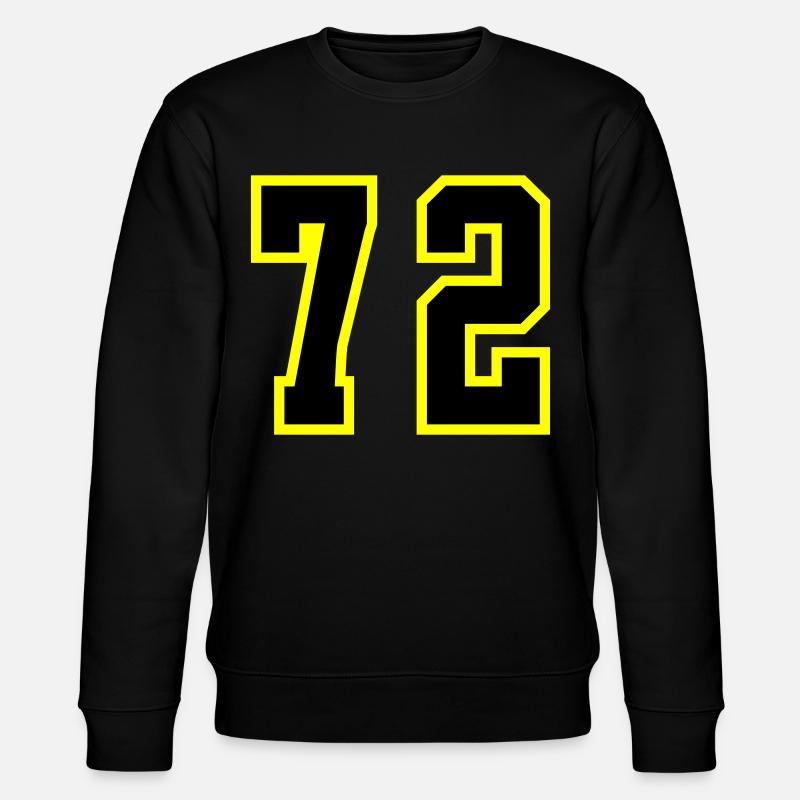 Maillot à numéros 72 - Sweat bio CHANGER Stanley/Stella Unisexe - noir