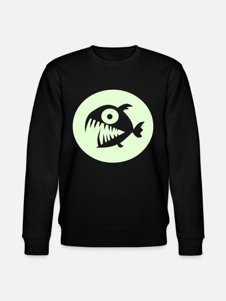 Piranha - Stanley/Stella Unisex Bio-Sweatshirt CHANGER  - Schwarz