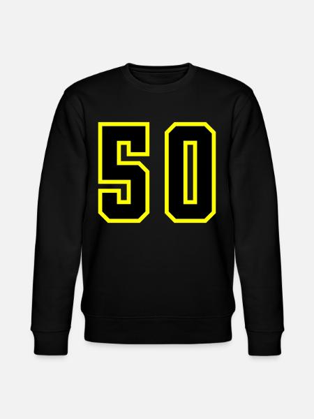 50 Number Leotard - Stanley/Stella CHANGER Unisex Organic Sweatshirt - black