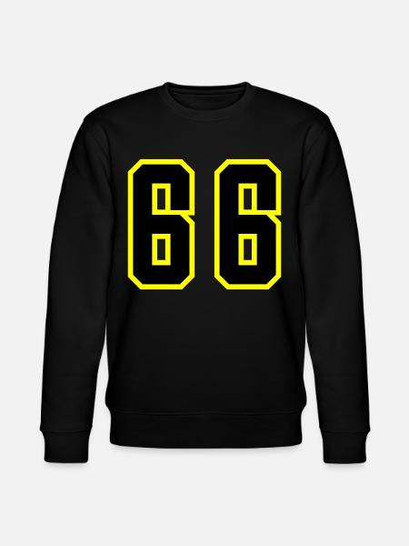 66 Number Leotard - Stanley/Stella CHANGER Unisex Organic Sweatshirt - black