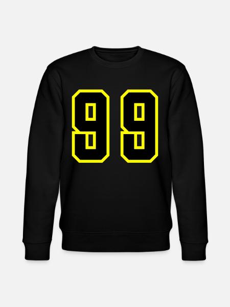 99 Number Leotard - Stanley/Stella CHANGER Unisex Organic Sweatshirt - black