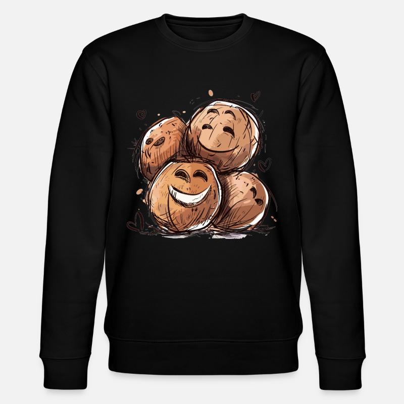 Laughing Coconuts - Stanley/Stella CHANGER Unisex Organic Sweatshirt - black