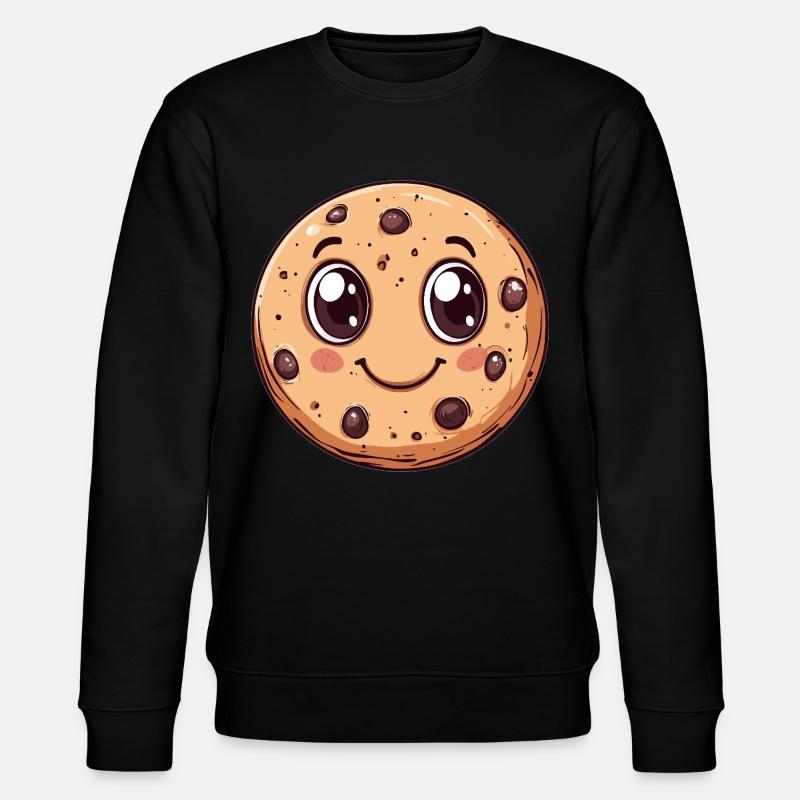 Biscuit aux yeux écarquillés - Sweat bio CHANGER Stanley/Stella Unisexe - noir