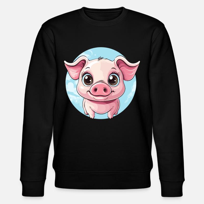 Cochon heureux - Sweat bio CHANGER Stanley/Stella Unisexe - noir