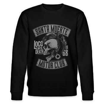 Santa Muerte Motor Club - Sweat bio CHANGER Stanley/Stella Unisexe - noir - Devant - Nik (191cm) & Marisol (170cm)