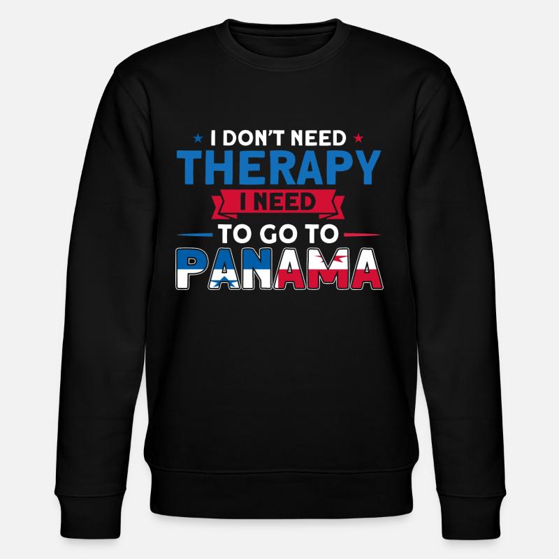 Drapeau panaméen cadeau racines panaméennes - Sweat bio CHANGER Stanley/Stella Unisexe - noir