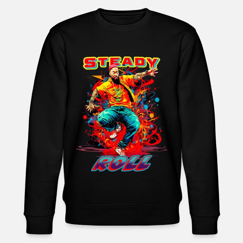 HIP HOP Roll stable - Sweat bio CHANGER Stanley/Stella Unisexe - noir