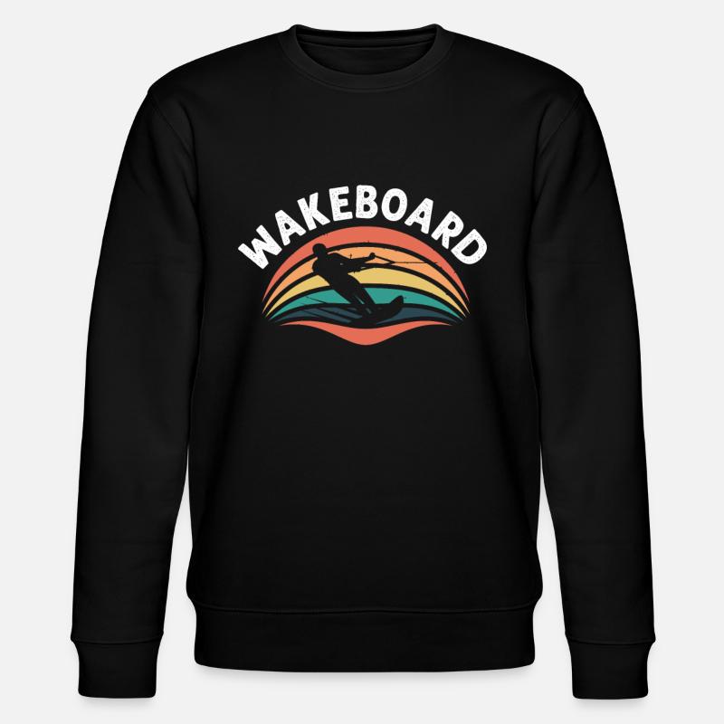 wakeboard - Sweat bio CHANGER Stanley/Stella Unisexe - noir