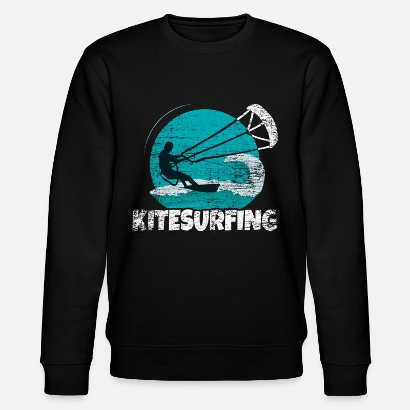 Kitesurfing - Stanley/Stella CHANGER Unisex Organic Sweatshirt - black