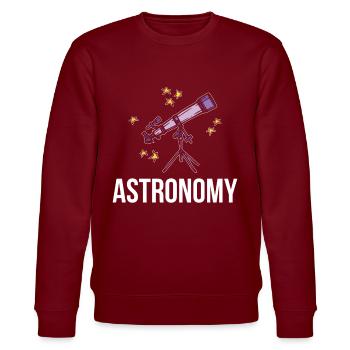 Astronomie - Sweat bio CHANGER Stanley/Stella Unisexe - bordeaux - Devant - Nik (191cm) & Marisol (170cm)