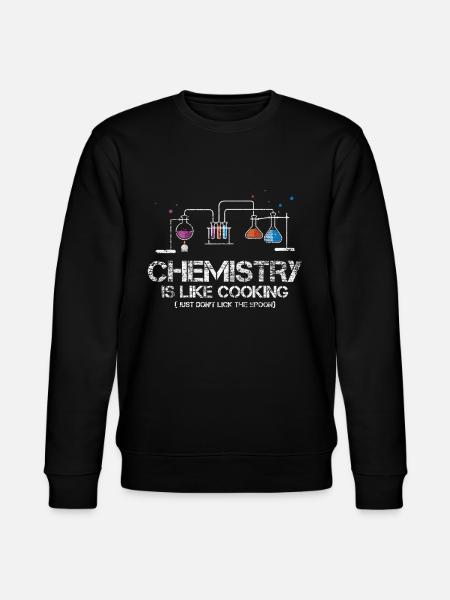 Chemistry spoon - Stanley/Stella CHANGER Unisex Organic Sweatshirt - black