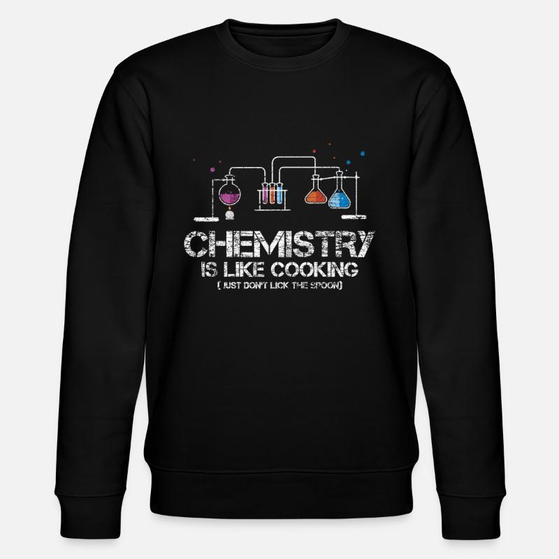 Chemie Löffel - Stanley/Stella Unisex Bio-Sweatshirt CHANGER  - Schwarz