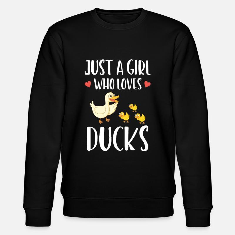 Ducks love - Stanley/Stella CHANGER Unisex Organic Sweatshirt - black
